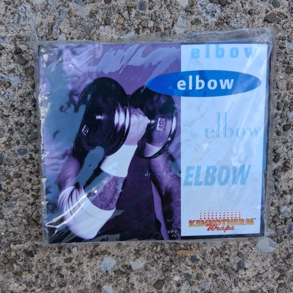 Nikken KENKOTHERM Elbow Wrap #1733 White Size Medium NIP NEW